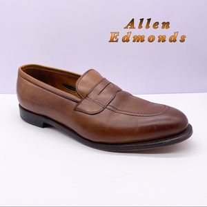 Allen Edmonds-Walnut Brown Leather Loafer 9.5
